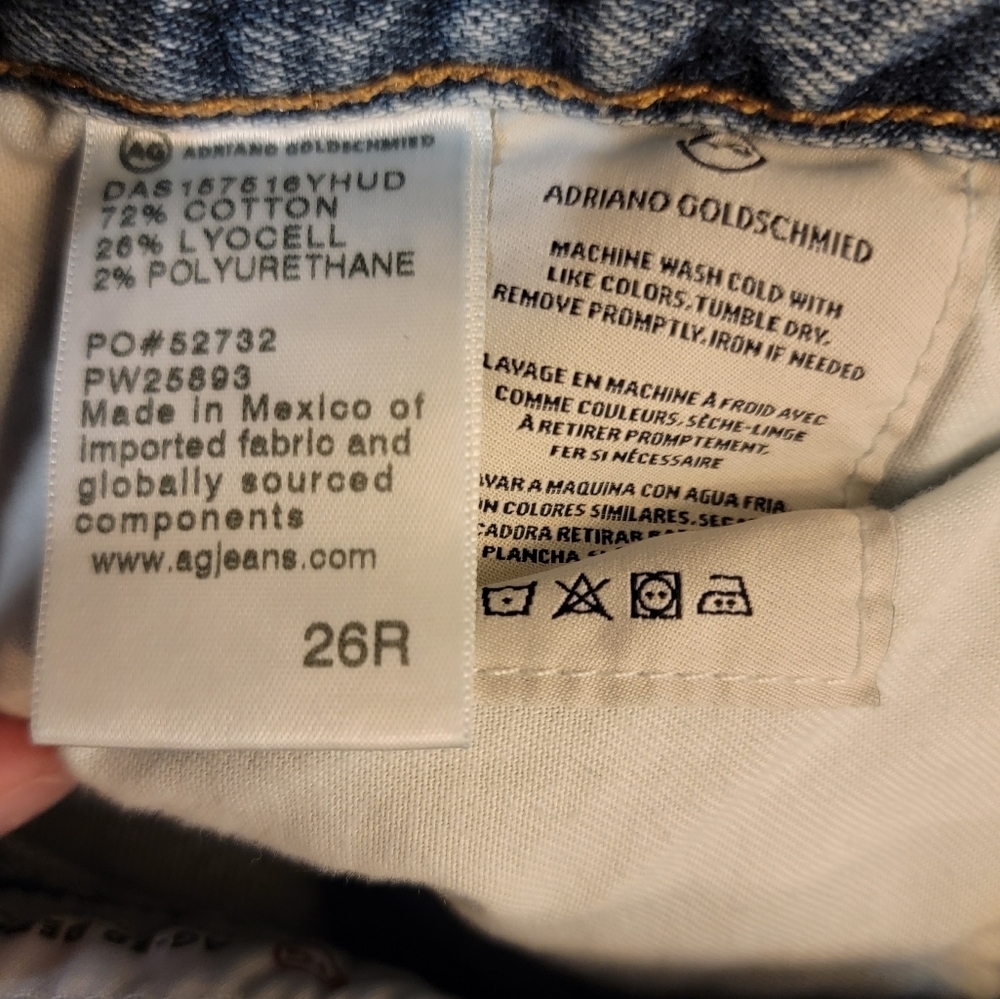 AG Adriano Goldschmied Blue Boyfriend Jeans - Picture 11 of 11